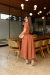 2505 - VESTIDO MID - CARAMELO - loja online
