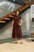 2505 - VESTIDO MID - MARROM