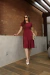 8061 - VESTIDO MALHA - MARSALA - Delicatê Jeans