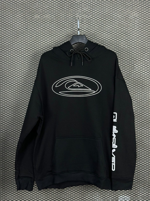 Moletom Canguru Quik Plus Size #88 - Preto