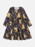 Vestido Infantil ML Preto Ursos Momi H5969 - Princesinha Yasmin