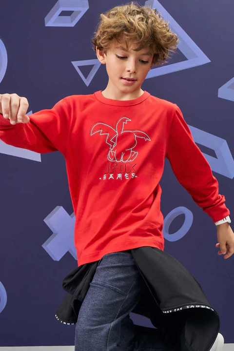 Camiseta Infantil ML Pikachu- Johnny Fox 79231