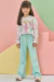 Conjunto Infantil ML Blusão Ursinhas Com Strass e Calça Wide- Kukiê 81146