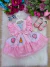 Romper/Vestido Infantil Fazendinha Rosa - loja online