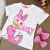 Blusa Infantil Daisy Com Óculos Néon 3D - Momi J6559 na internet
