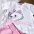 Conjunto Infantil MC Blusa Gata Marie e Shorts Saia- Momi J6788 - Princesinha Yasmin