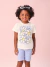 Conjunto Infantil MC Blusa Summer Daisy Margarida e Shorts Ciclista -Momi J7506 - comprar online