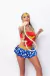 FANTASIA SEXY LUXO MULHER MARAVILHA - comprar online