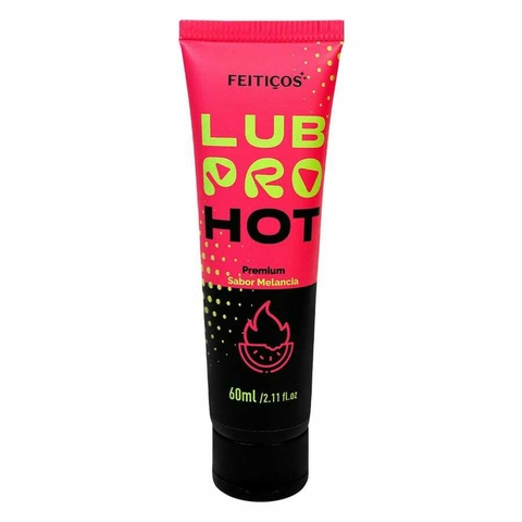 LUBPRO HOT PREMIUM LUBRIFICANTE EFEITO QUENTE COM SABOR 60ML FEITIÇOS AROMÁTICOS