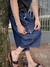 Bermuda jeans Escuro
