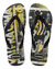 Chinelo Havaianas Top Athletic com design moderno em preto, amarelo e cinza.