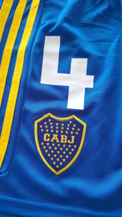 Short Boca Jrs con el N°4 - comprar online