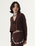 Blusa Cropped Marrom Cacau Lait - By m.e Brand