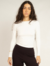 Blusa Manga Longa Off White Slim - By m.e Brand