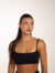 Top Decote Costas Preto Lift Soft Touch