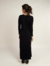 Vestido Midi Reto manga longa Preto Leeve - loja online