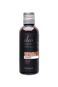 Óleo Corporal e Massagem Chocolate com Pimenta - 120ml na internet