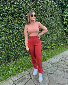 Calça Alfaiataria Feminina - Friso Frontal