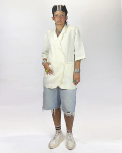 Blazer Linho Alva (M/G) - comprar online