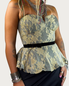 Vestido Virgília (M) - Brechó Gertrudez