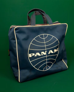 Bolsa Vintage PanAm Original - Brechó Gertrudez