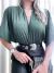 Body Feminino Manga Morcego Decote Profundo Emma ref.892 - comprar online