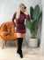 Vestido Curto Manga Longa Decote Bobo Brenda Ref. 1994 na internet