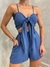 Conjunto Feminino Duna Short e Cropped de Alça e Amarração Ariane Ref. 1270 - comprar online