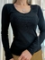 Blusa Feminina Manga Longa Gola V Tuty ref.932 - PROTOCOLO MODAS