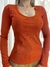 Blusa Feminina Manga Longa Gola V Tuty ref.932 - loja online