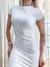 Vestido Feminino Midi Muscle Tee com Fenda Landara Ref. 1093 - loja online