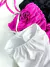 Body Feminino Plissado Flor ref.749 - PROTOCOLO MODAS