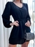 Vestido Feminino Curto Manga Longa Suelen Ref. 820
