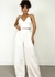 Conjunto Feminino em Viscolinho Calça Pantalona e Cropped de Alça Manu Ref. 1305 - comprar online