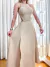 Vestido Feminino Longo Meia Taça com Alça Aurelia ref.1084