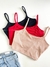 Cropped Ribana Alça Fina Laureta ref;596 - comprar online