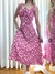 Vestido Feminino Florido com Amarração Joana ref.1180