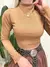 Cropped Feminino em Ribana Manga Longa com Gola Ramona Ref. 889 na internet