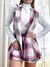 Conjunto Feminino Xadrez Colete e Short Saia Karolina Ref. 989 - loja online