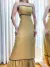 Vestido Feminino Longo com Alça e detalhe amarração Cleuza ref.1154 na internet
