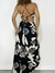 Vestido Feminino Longo Estampado com Bico e Amarração Tânia Ref. 1215 - loja online