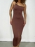 Vestido Feminino Midi em Suplex Alça Única com Fivela Paula Ref. 1392 - comprar online