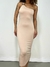 Vestido Feminino Midi em Suplex Alça Única com Fivela Paula Ref. 1392 na internet
