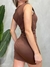 Vestido Feminino Curto em Suplex Regata com Decote Plissado Telma Ref. 1415 - PROTOCOLO MODAS