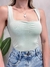 Imagem do Body Feminino Regata em Suplex com Decoto Plissado Larissa Ref. 1414