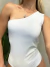 Body Feminino Poliamida Ombro Único Clarice Ref. 1015 - PROTOCOLO MODAS