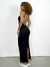 Vestido Feminino Longo em Ribana Costas Nua com Fivela Mila Ref. 1447 - loja online