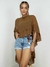 Bata Feminina Alongada em Crepe Boho Chic Raquel Ref. 1454 - comprar online