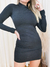 Imagem do Vestido Feminino Curto Manga Longa Cris Ref.890