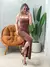 Vestido Midi em Malha Romantic de Alça e Plissado Ref.1753 - loja online